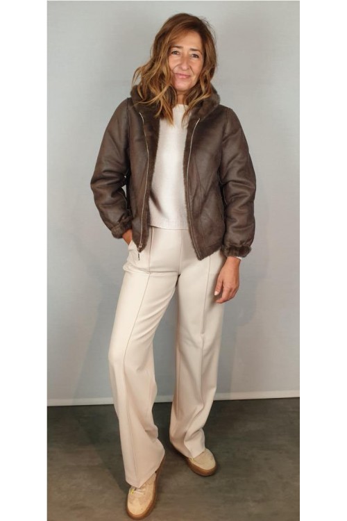 CAZADORA LEO&UGO MARRON