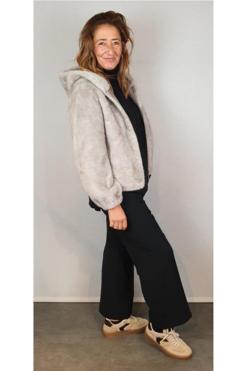 CAZADORA LEO&UGO GRIS CLARO