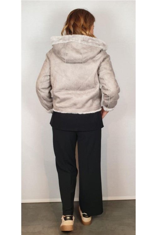 CAZADORA LEO&UGO GRIS CLARO