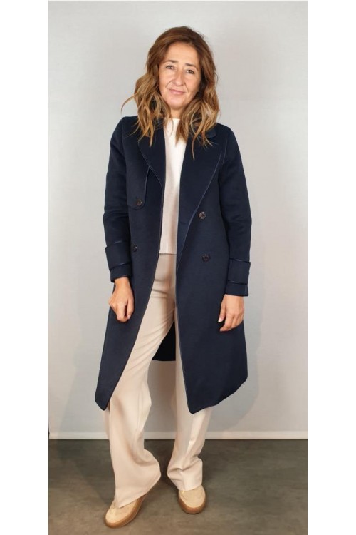 ABRIGO LIRAS AZUL MARINO