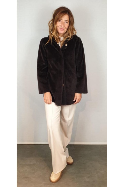 CHAQUETON LIRAS MARRON