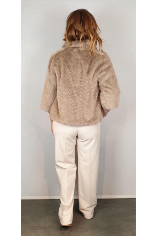 CAZADORA LIRAS BEIGE