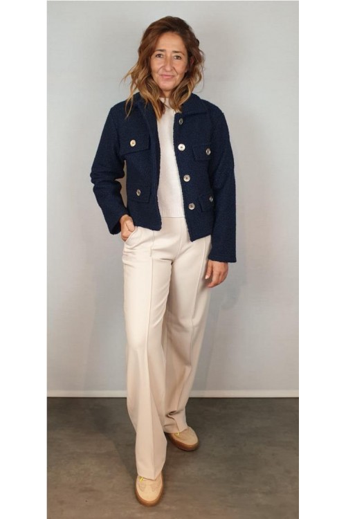 CHAQUETA VOLTAIRE AZUL MARINO