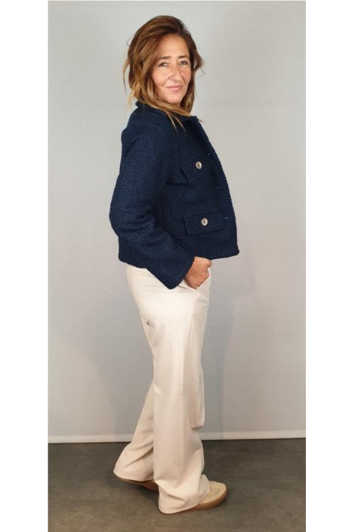 CHAQUETA VOLTAIRE AZUL MARINO 2