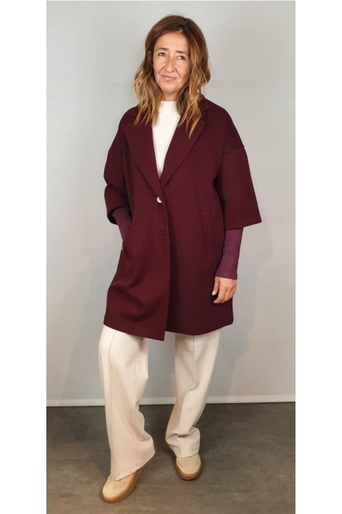 ABRIGO VOLTAIRE BURDEOS