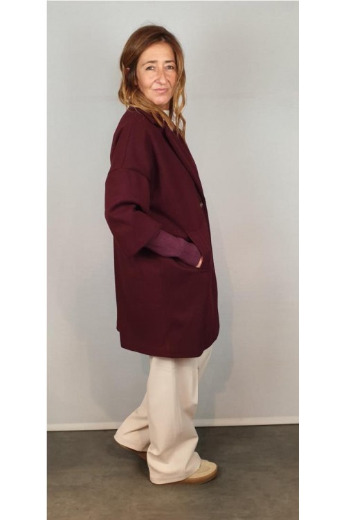ABRIGO VOLTAIRE BURDEOS