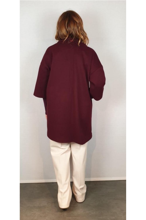 ABRIGO VOLTAIRE BURDEOS