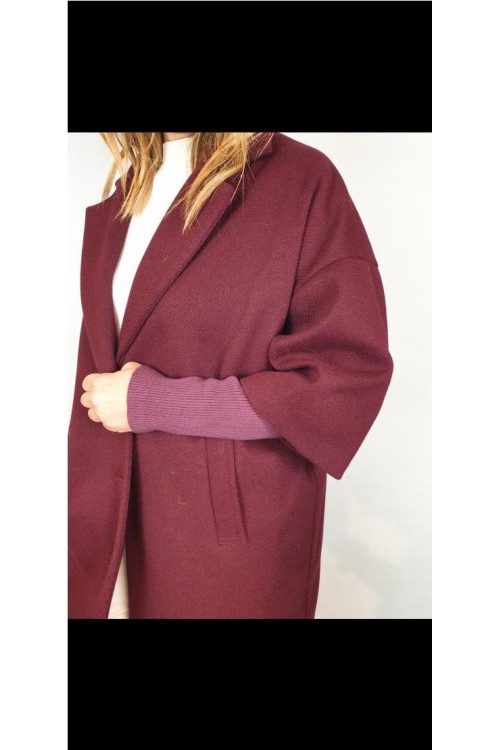 ABRIGO VOLTAIRE BURDEOS