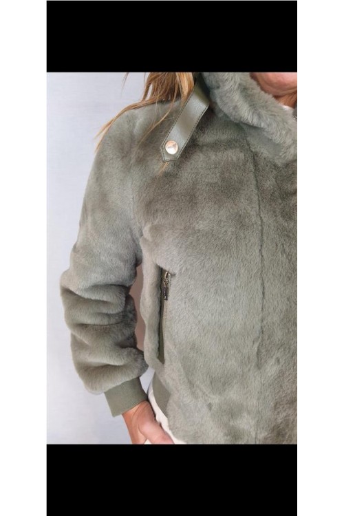 CAZADORA RINOPELLE VERDE