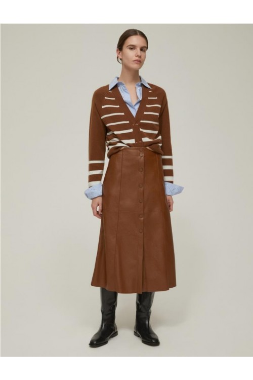 FALDA PENNYBLACK MARRON