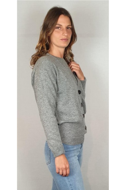 CHAQUETA APOIL GRIS CLARO 2