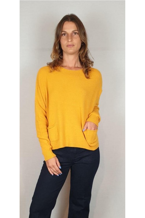 JERSEY CARTA LIBERA MOSTAZA