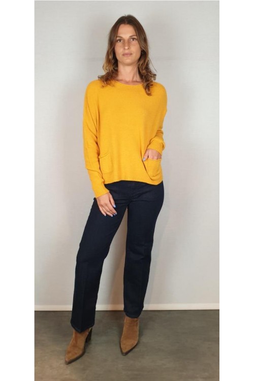 JERSEY CARTA LIBERA MOSTAZA