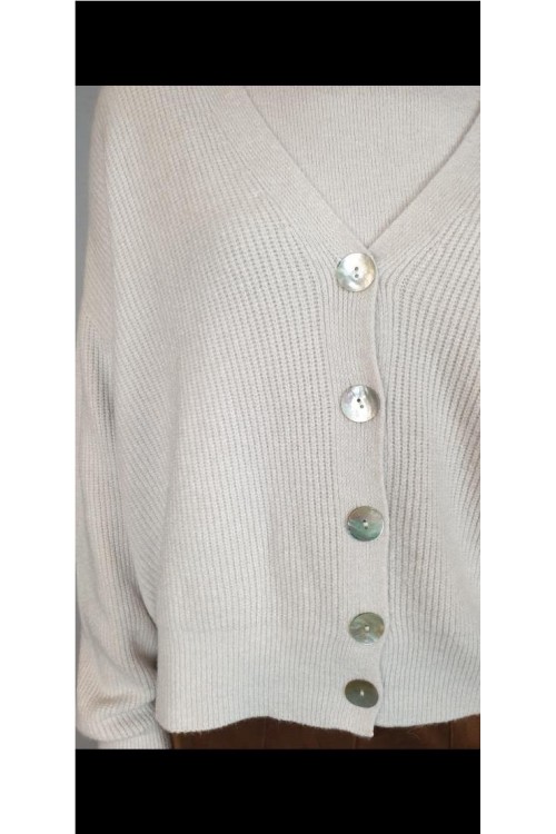 CHAQUETA CARTA LIBERA BEIGE