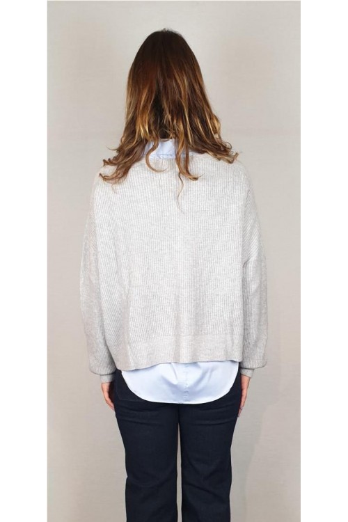 CHAQUETA CARTA LIBERA GRIS MARENGO