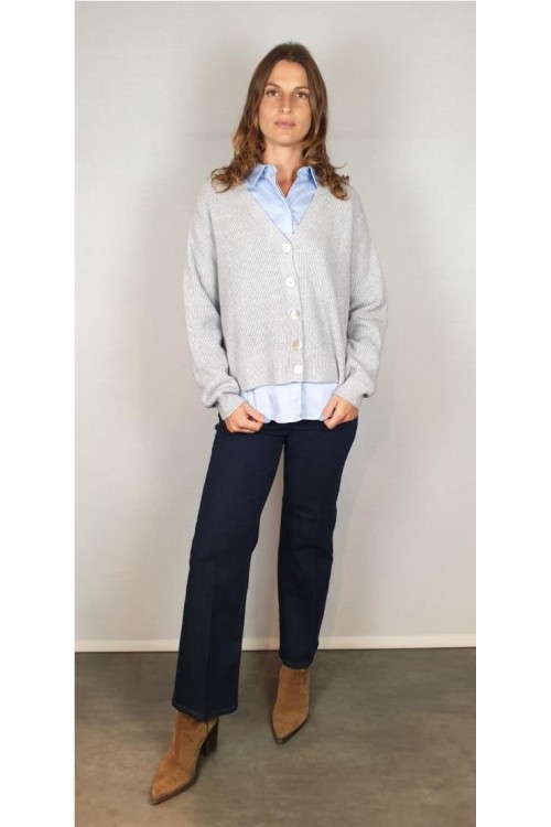 CHAQUETA CARTA LIBERA GRIS MARENGO