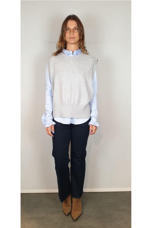 CHALECO CARTA LIBERA GRIS...