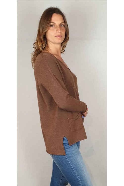 JERSEY CARTA LIBERA MARRON