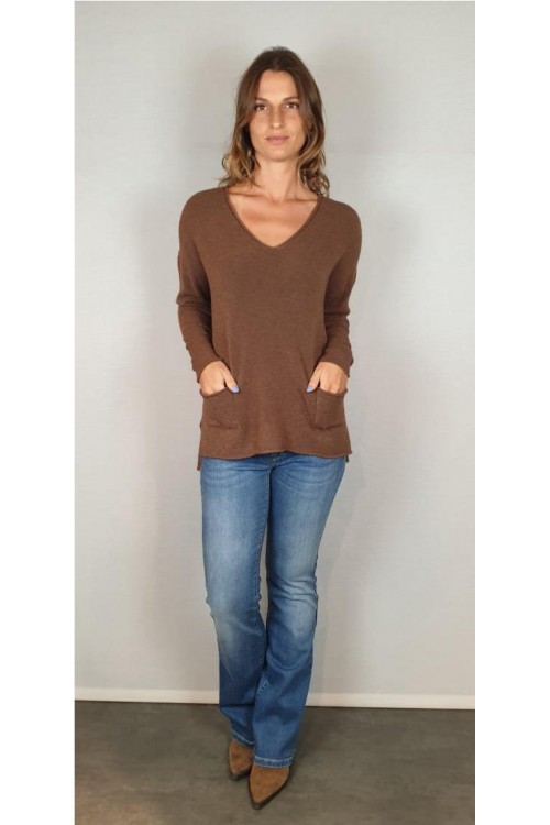 JERSEY CARTA LIBERA MARRON