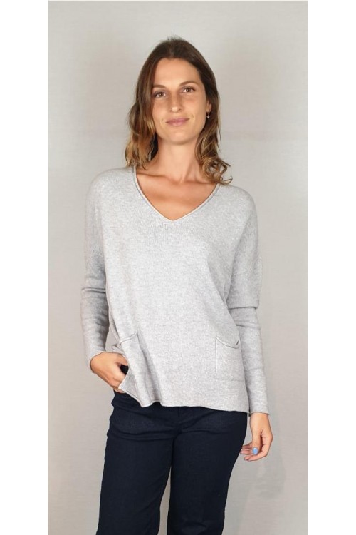 JERSEY CARTA LIBERA GRIS MARENGO