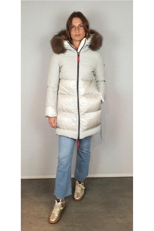 PARKA DICHI GRIS CLARO