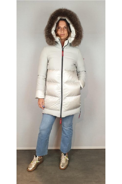 PARKA DICHI GRIS CLARO