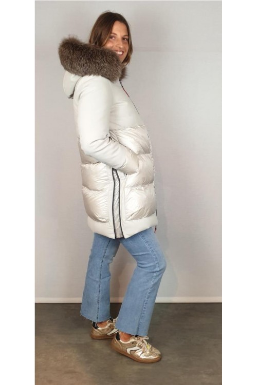 PARKA DICHI GRIS CLARO