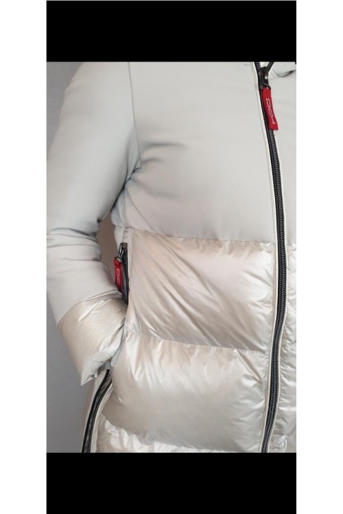 PARKA DICHI GRIS CLARO