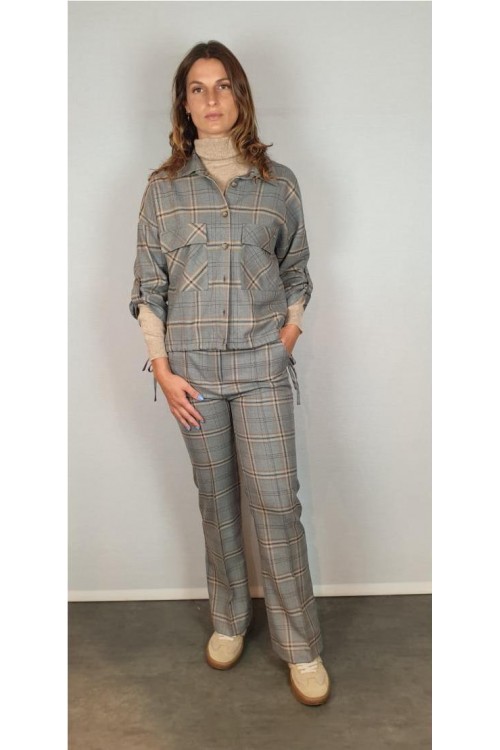 CHAQUETA HONGO ESTAMPADO