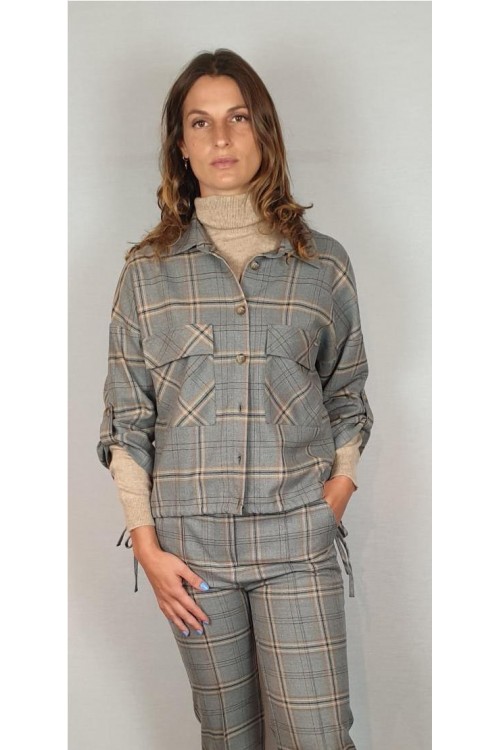 CHAQUETA HONGO ESTAMPADO 2