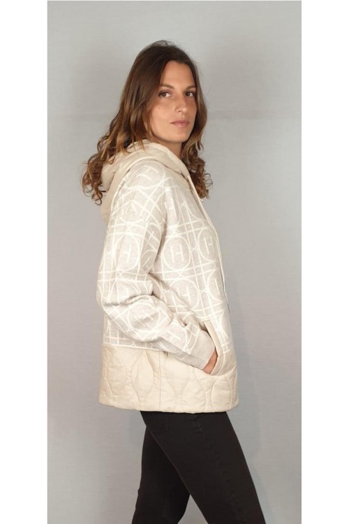 CHAQUETA HONGO BEIGE 2
