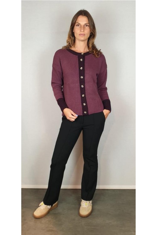 CHAQUETA QUINTO PUNTO BURDEOS