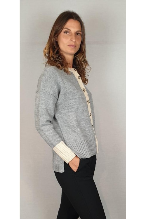 CHAQUETA QUINTO PUNTO GRIS... 2
