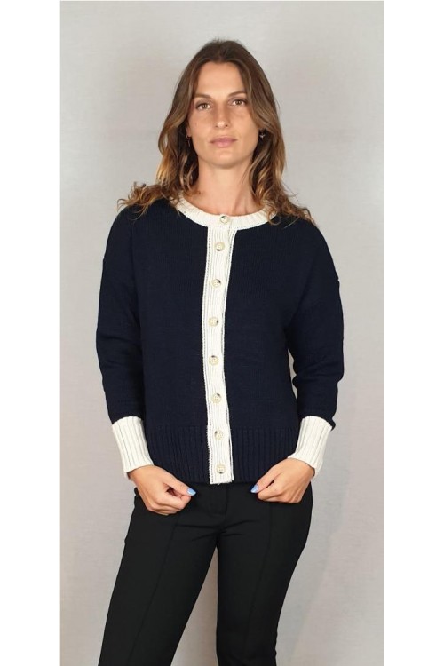 CHAQUETA QUINTO PUNTO AZUL MARINO