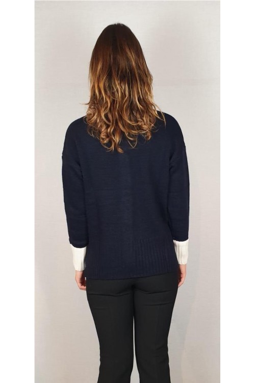 CHAQUETA QUINTO PUNTO AZUL MARINO