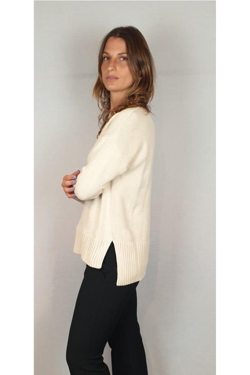 JERSEY QUINTO PUNTO BEIGE 2