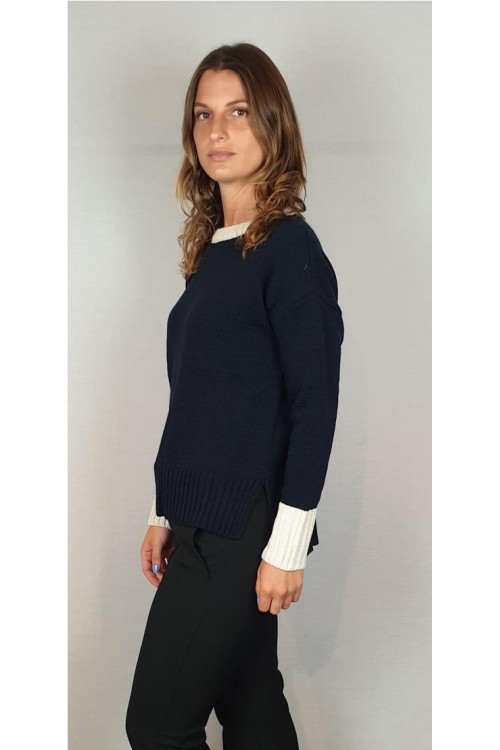 JERSEY QUINTO PUNTO AZUL MARINO