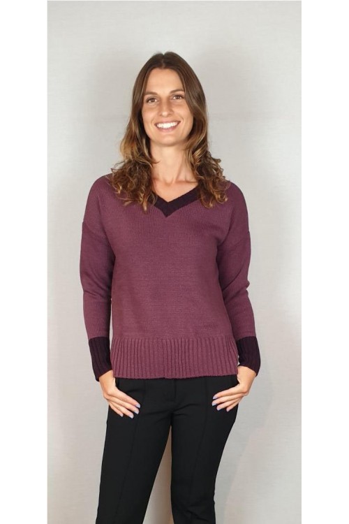 JERSEY QUINTO PUNTO BURDEOS