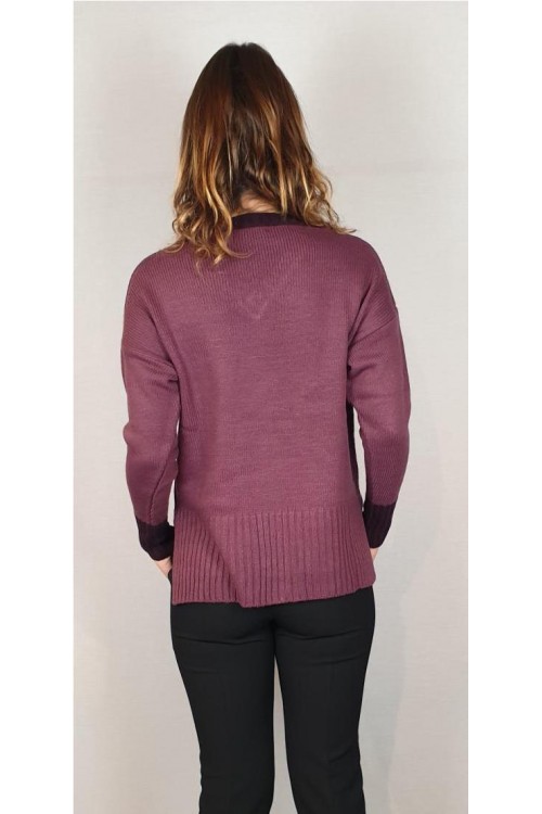 JERSEY QUINTO PUNTO BURDEOS