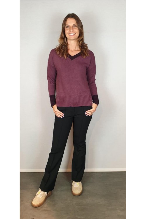 JERSEY QUINTO PUNTO BURDEOS