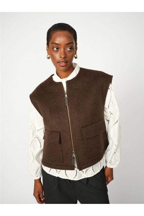 CHALECO MOS MOSH MARRON