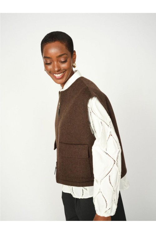 CHALECO MOS MOSH MARRON 2
