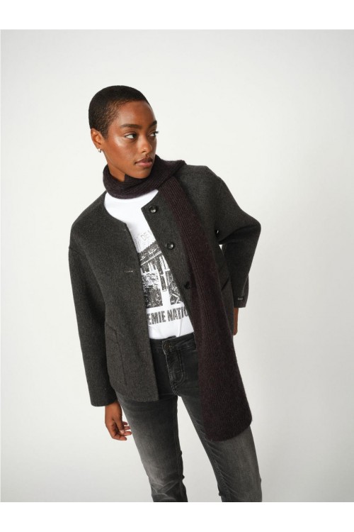 CHAQUETA MOS MOSH GRIS CLARO