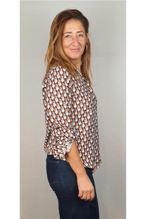 BLUSON PRIVILEGE ESTAMPADO