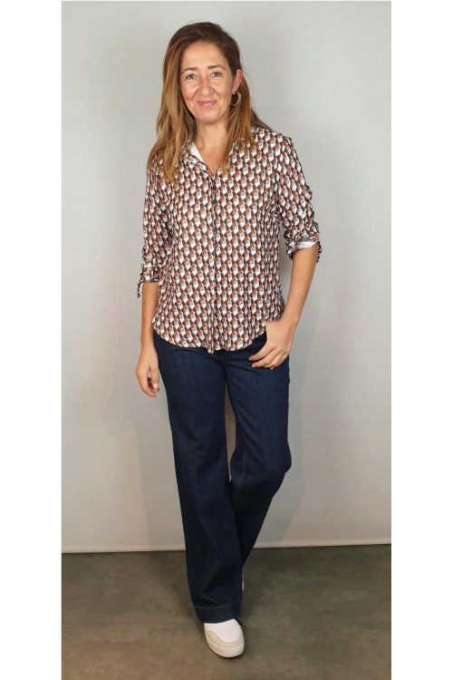 BLUSON PRIVILEGE ESTAMPADO