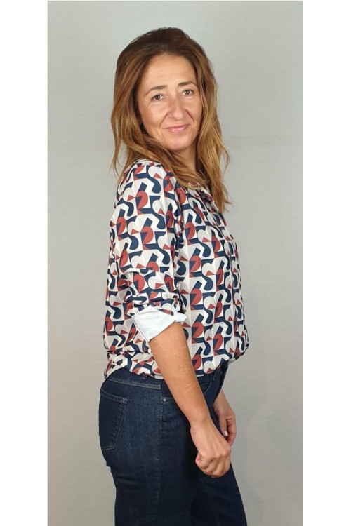 BLUSON PRIVILEGE GRANATE 2