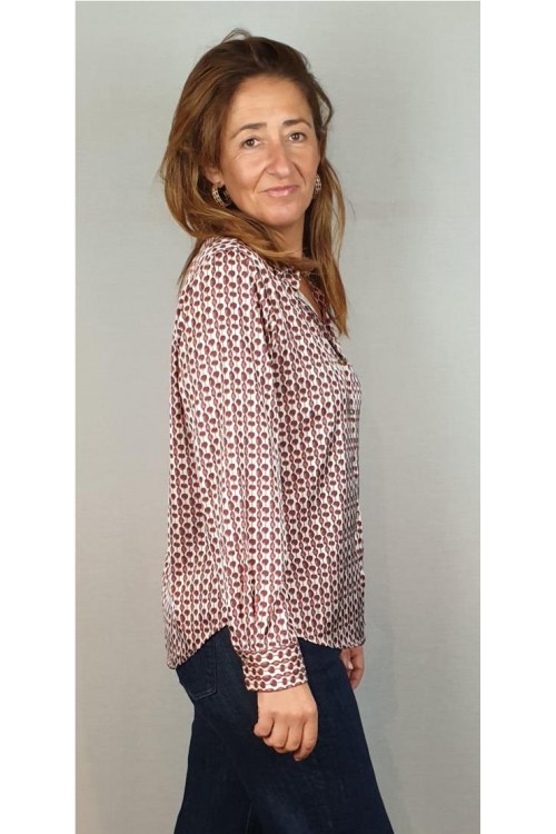 BLUSON PRIVILEGE GRANATE 2