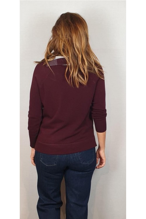 JERSEY BLUTON BURDEOS