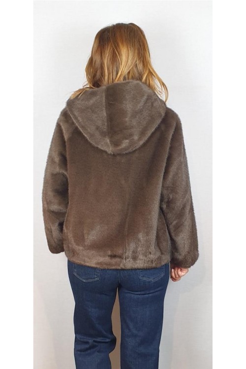 CHAQUETON LIRAS MARRON