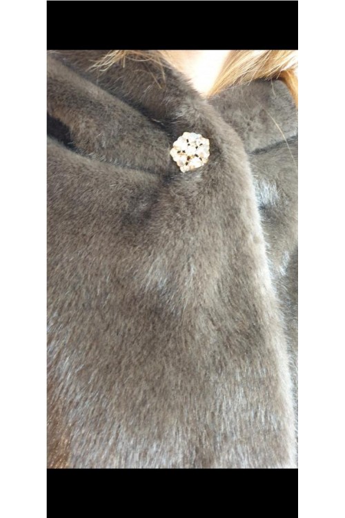 CHAQUETON LIRAS MARRON